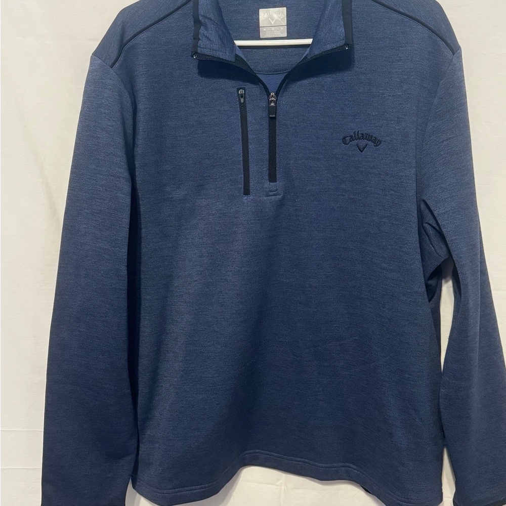 Callaway Men's Navy Blue Quarter-Zip Pullover